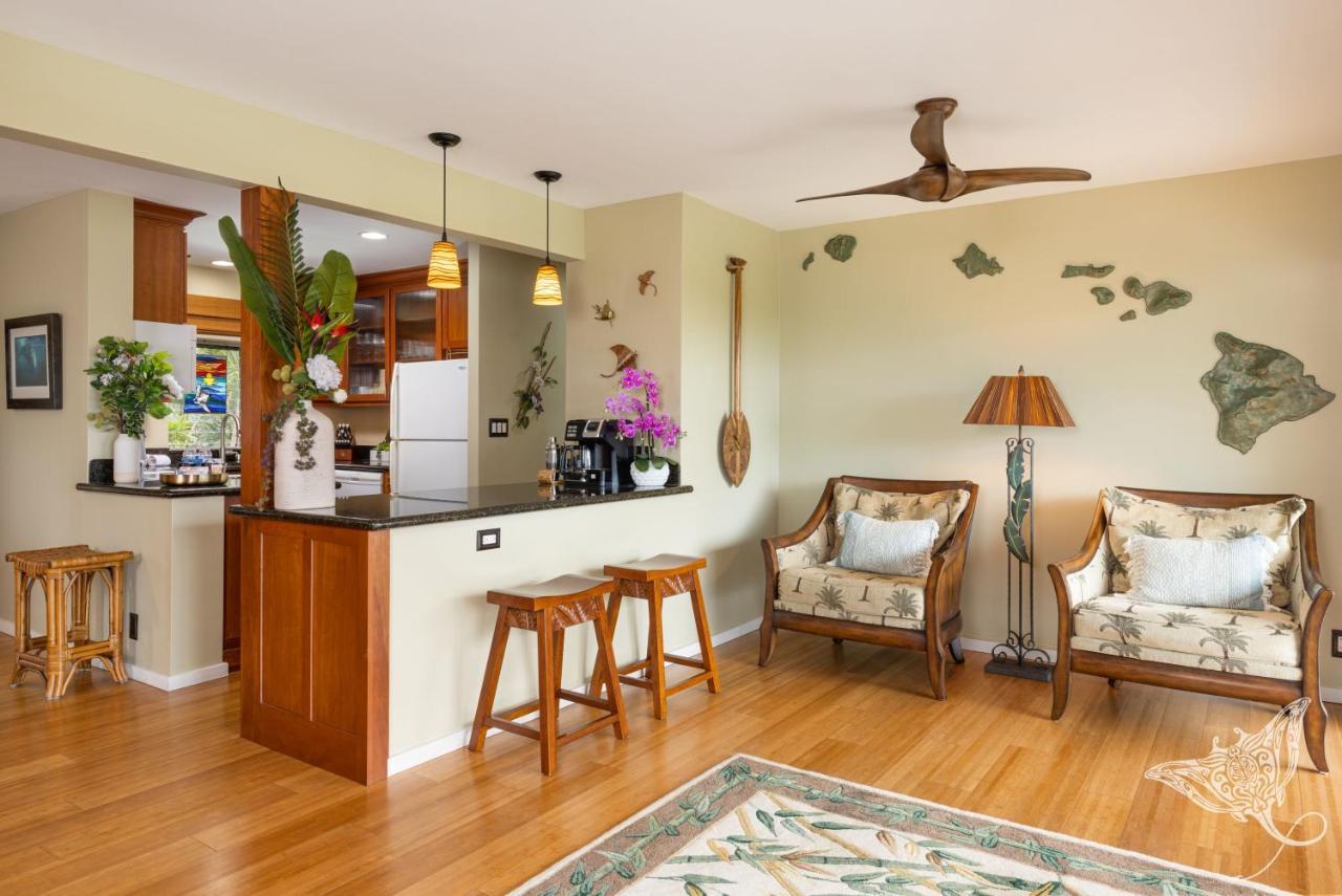 Hale Hahalua - Serenity And Ocean Views In Kailua-Kona At Keauhou Akahi Above Keauhou Bay Bagian luar foto